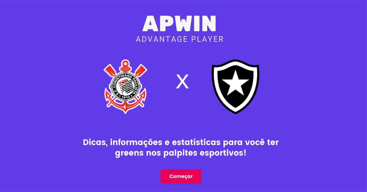 Corinthians x Botafogo Estatísticas | 30/07/2022 | APWin