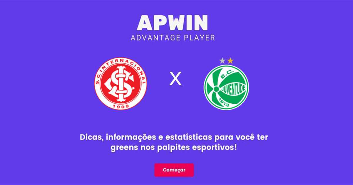 Internacional x Juventude Estat&iacute;sticas | 29/08/2022 | APWin