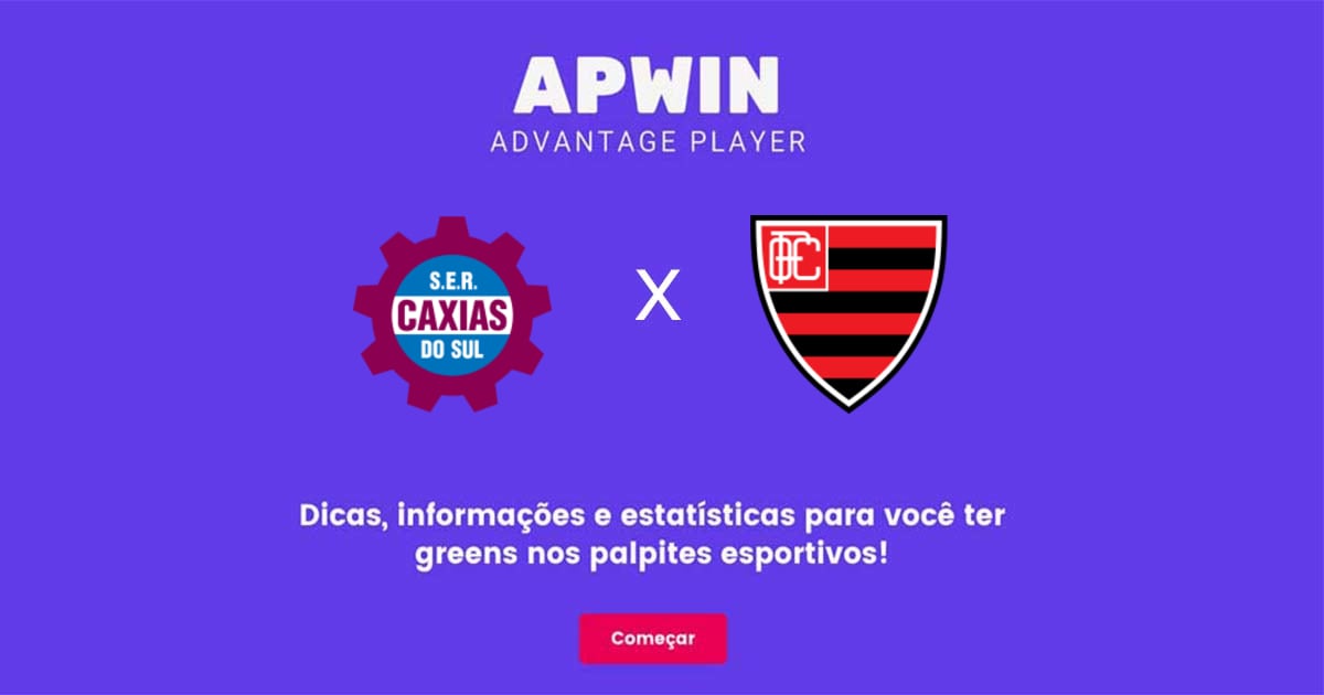 Caxias x Oeste Estatísticas | 30/07/2022 | APWin
