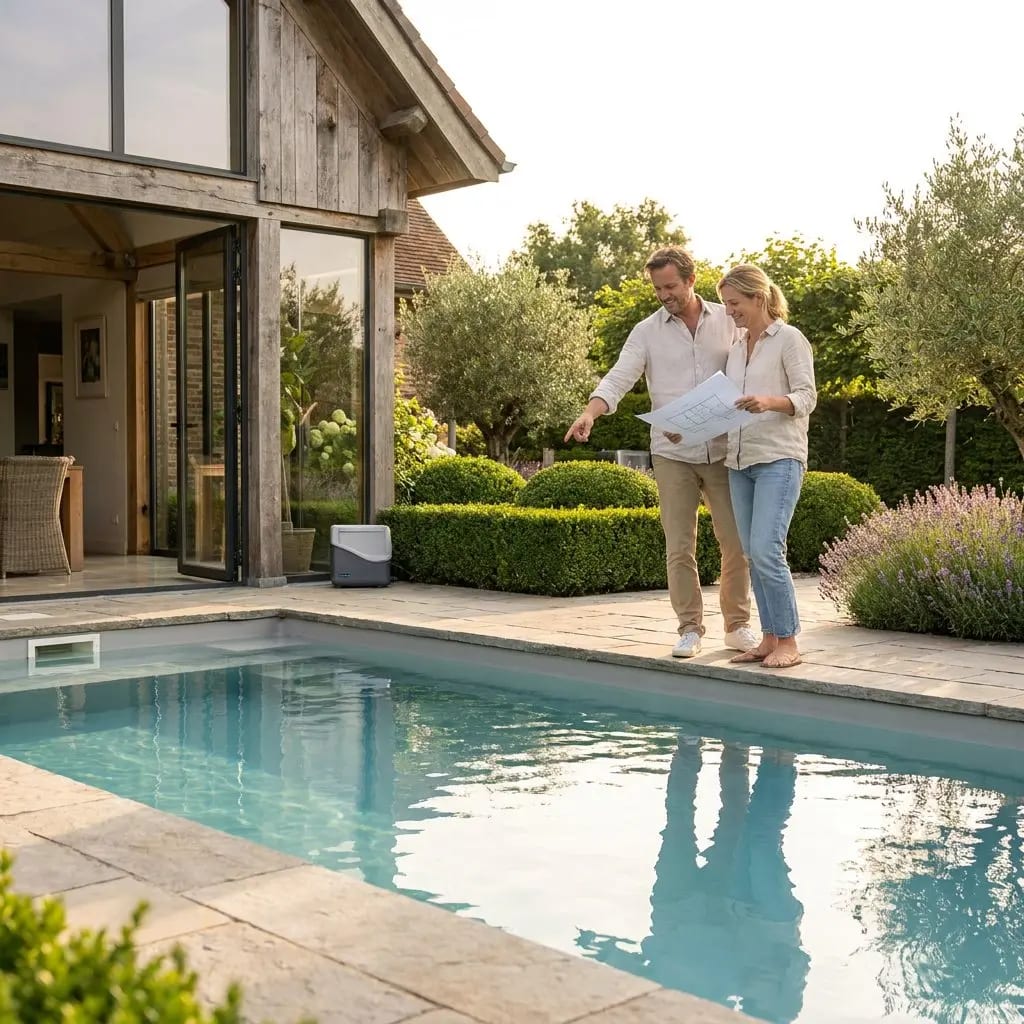 Piscine avec système au sel