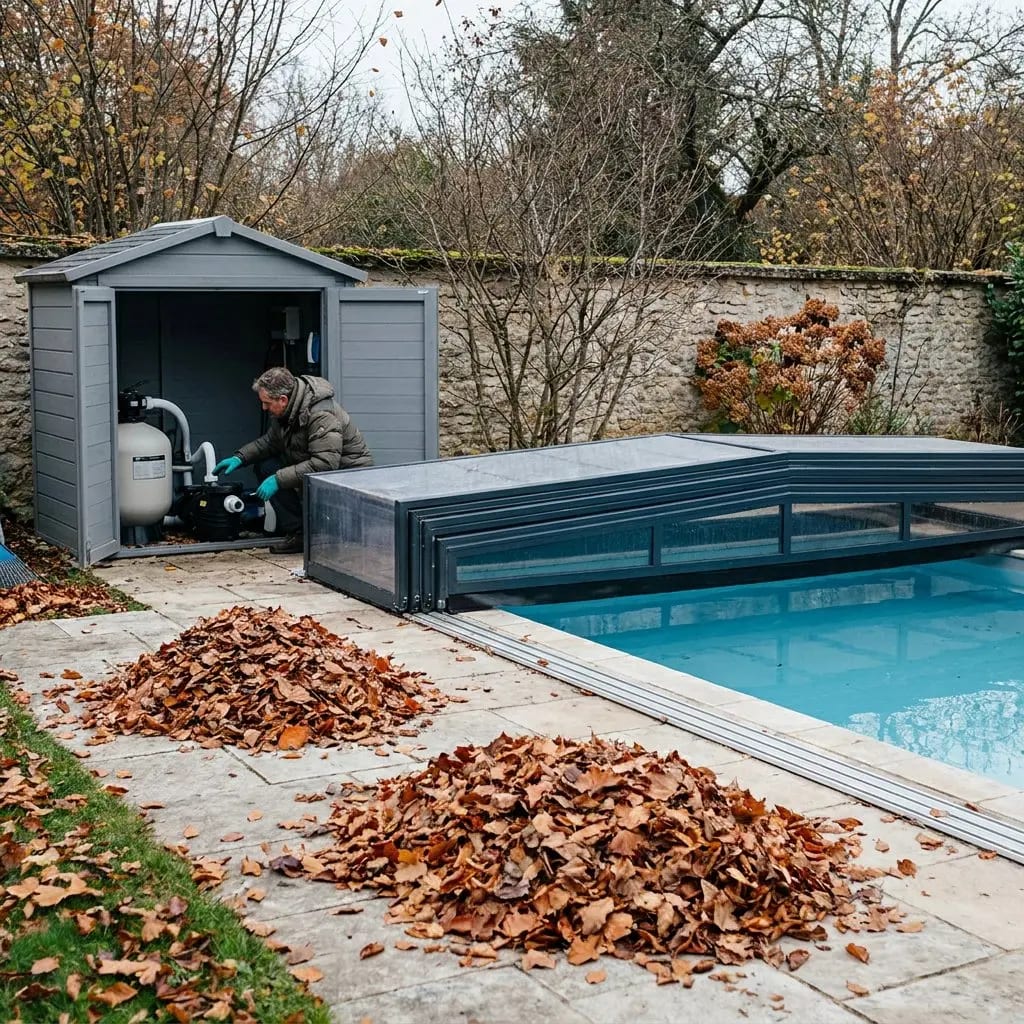 Zwembad winterklaar maken