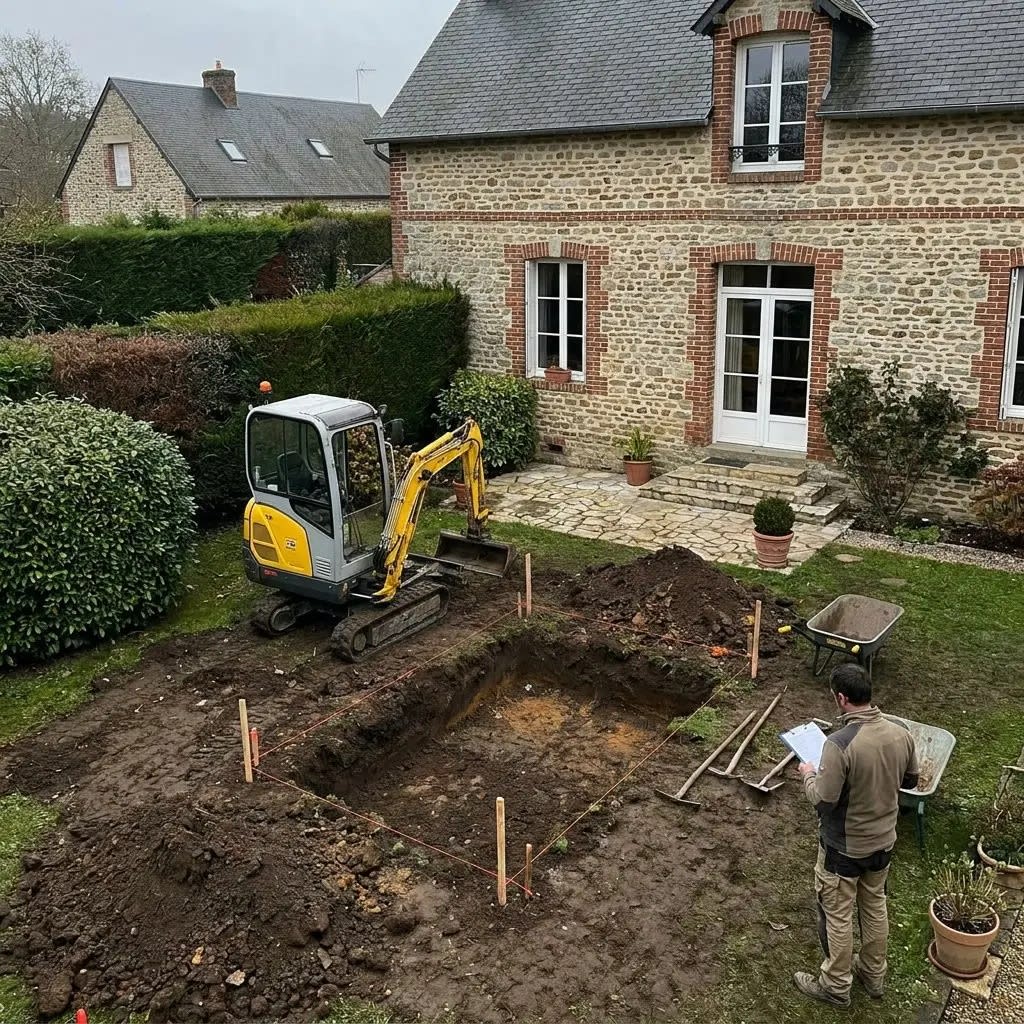 Zwembad graven