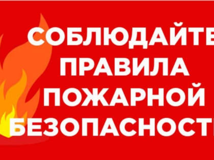 Напоминаем жителям Каширы правила пожарной безопасности