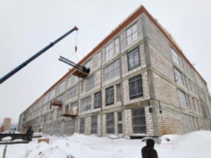 Новая школа в Лобне готова на 50%