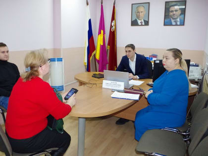 В Воскресенске прошёл приём граждан по вопросам социальной поддержки семей участников СВО