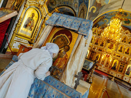 В Орехово-Зуево привезли Табынскую икону Божией Матери, икону Богородицы, почитаемую в Русской православной церкви чудотворной