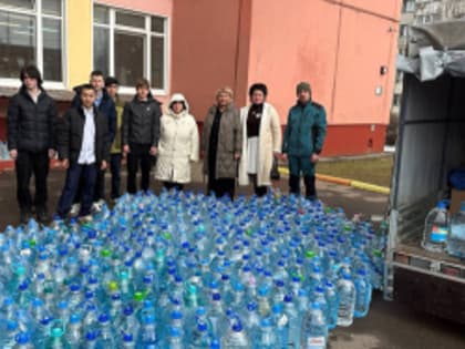 Лобня: Сбор питьевой воды для Запорожской области