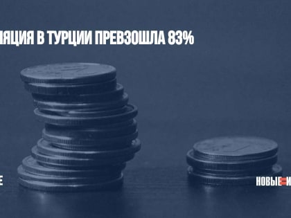 Инфляция в Турции превзошла 83%