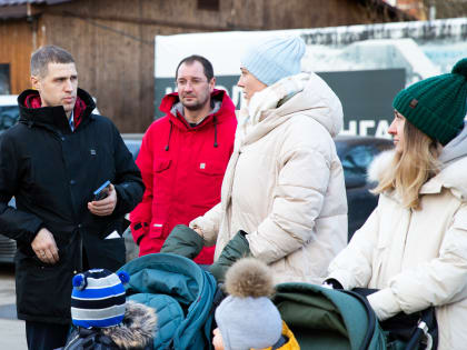 О планах по благоустройству территории возле ЖК Люберец рассказали на встрече жителями