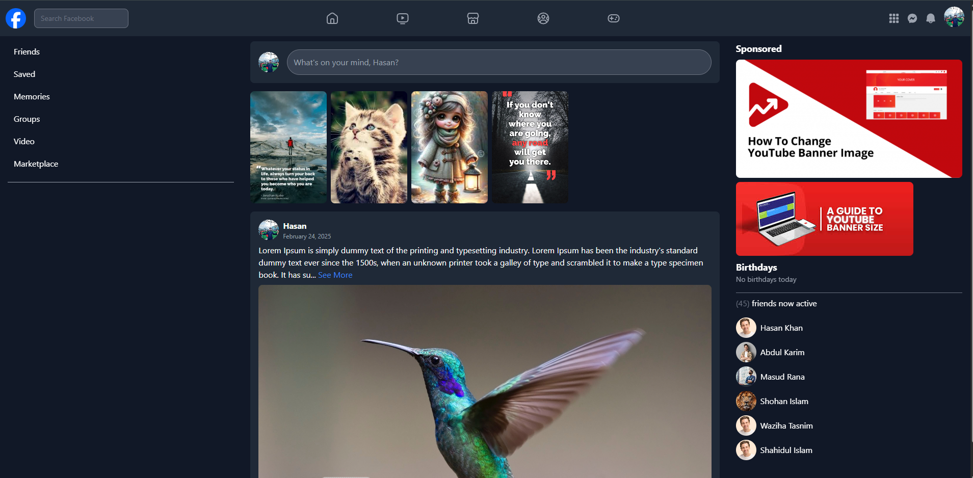 Social Media Web App