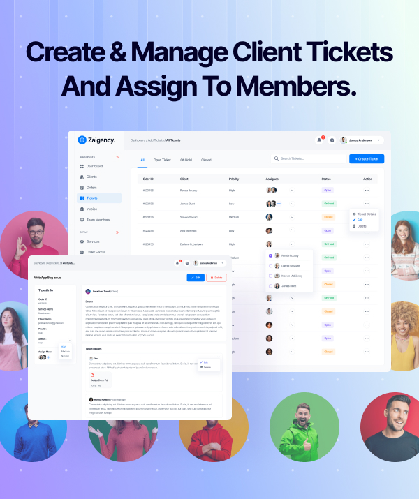 Zaigency - Services, Clients, Sales & Teams Management Laravel Script - 9