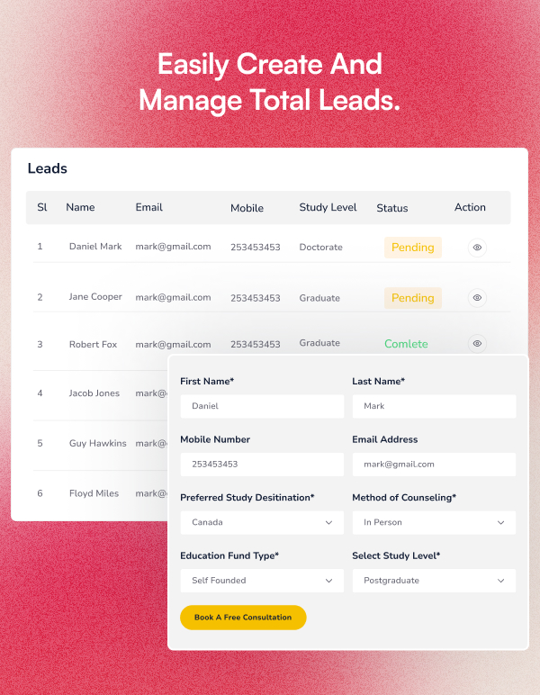 Studylifter - Study Abroad CRM For Education Agent Laravel Script - 25