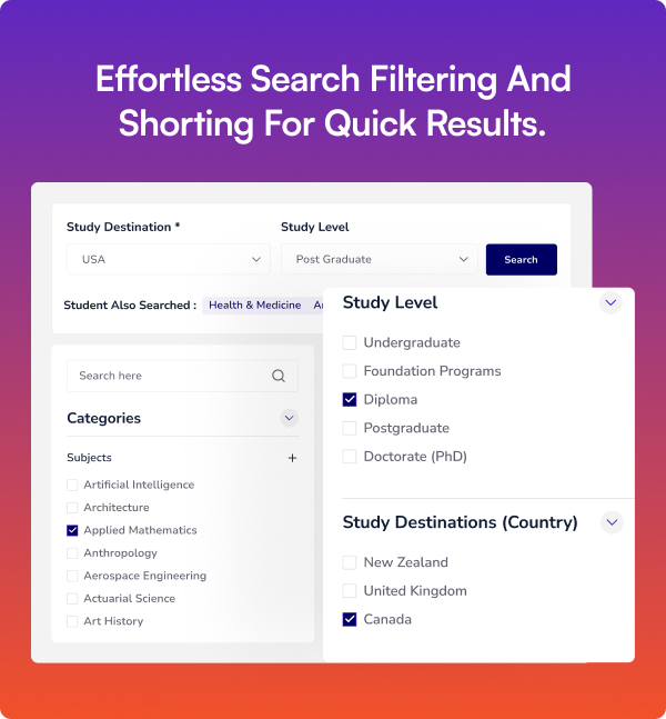Studylifter - Study Abroad CRM For Education Agent Laravel Script - 6