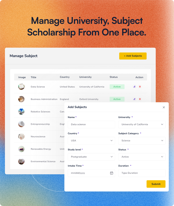 Studylifter - Study Abroad CRM For Education Agent Laravel Script - 7