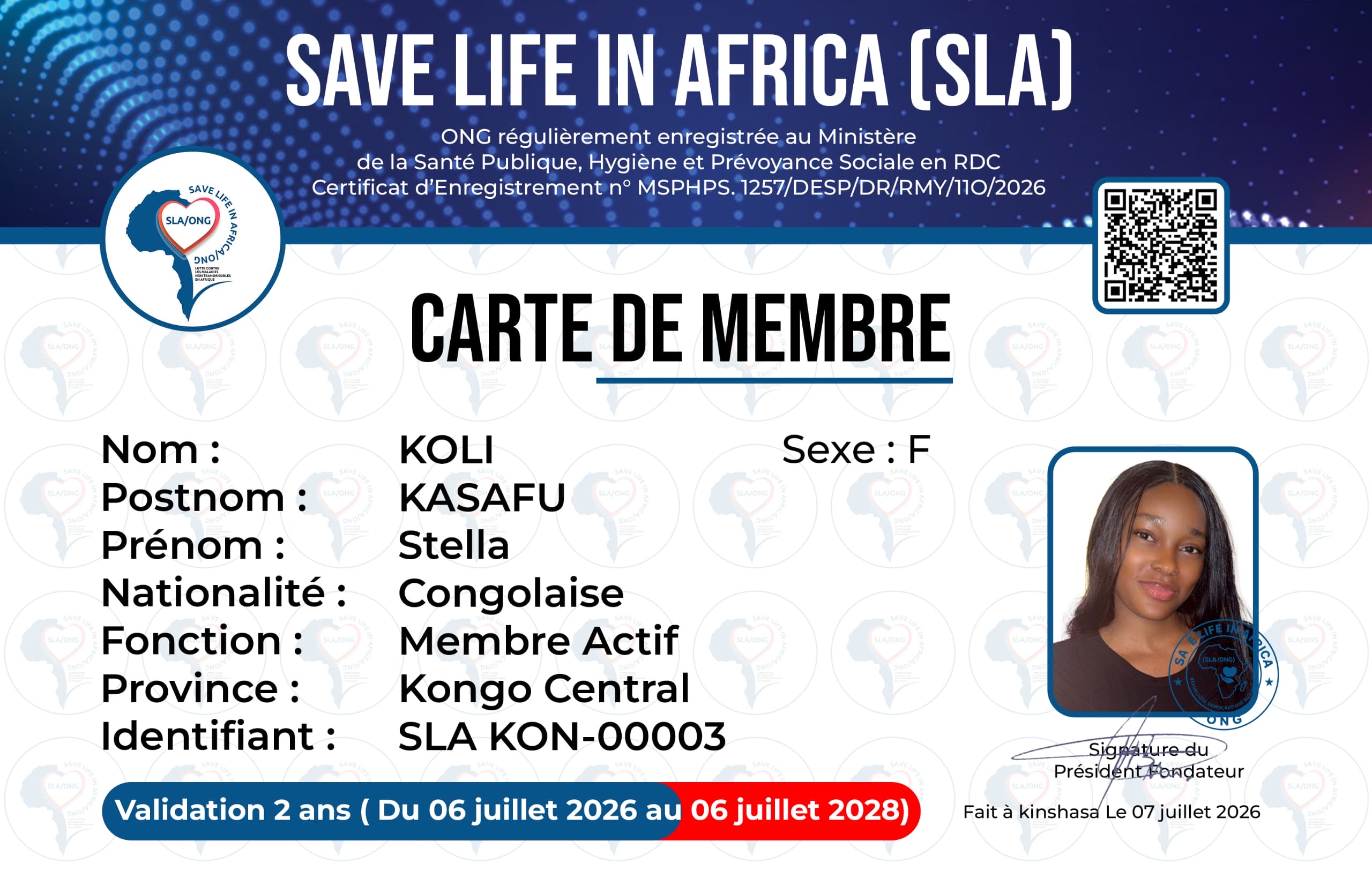 Les cartes de membre SLA sont désormais disponibles