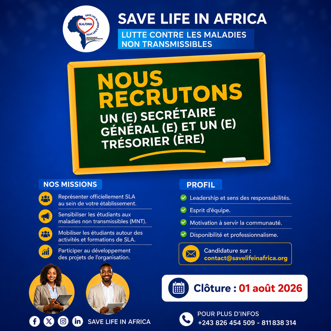 Appel à candidatures – Représentants des Étudiants SLA — photo 3