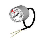 FSPSG006 Manometer med kontakt, 0 - 40bar, default 9 bar