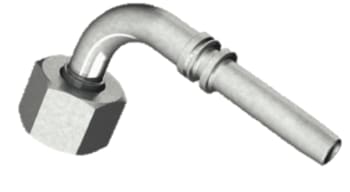 Presstolpe 1/4" 90 grader G1/4"