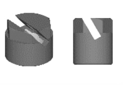 FSN003 Nozzle, 1 slot, 30 grader, G1/4" 