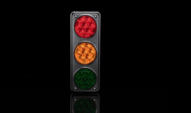 Warehouse Traffic Control Light, Red & Green