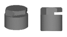 FSNS002  Dyse, 1 spor  