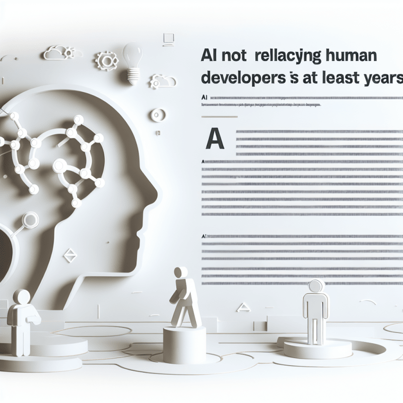 Why AI Will Not Replace Human Developers Within the Next Five Years