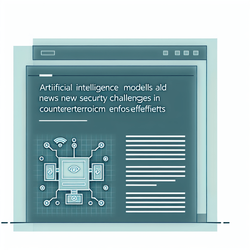 How AI Models Are Shaping New Security Challenges in Counterterrorism Efforts