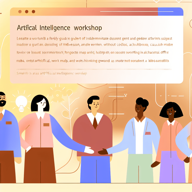 How an Artificial Intelligence Workshop Can Boost Your Daily Work Skills and Confidence