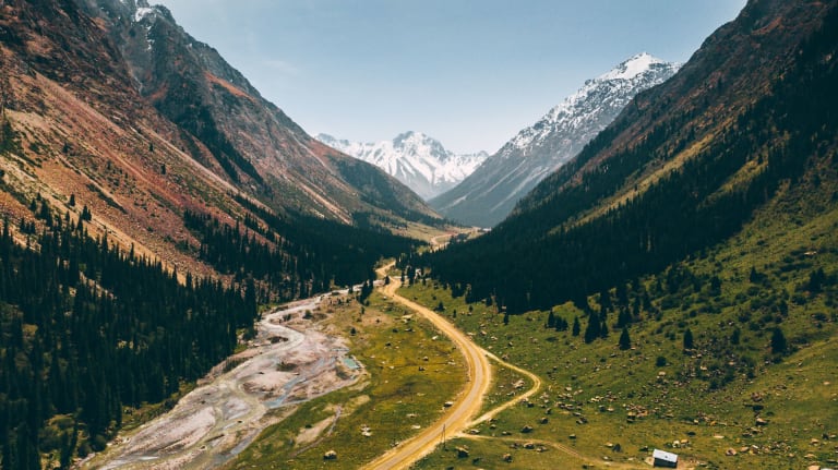 Jety-Oguz valley near Karakol, Kyrgyzstan