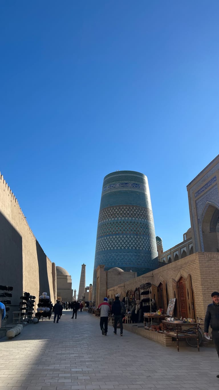 Kalta Minor Minaret in Ichan-Kala, Khiva, Uzbekistan