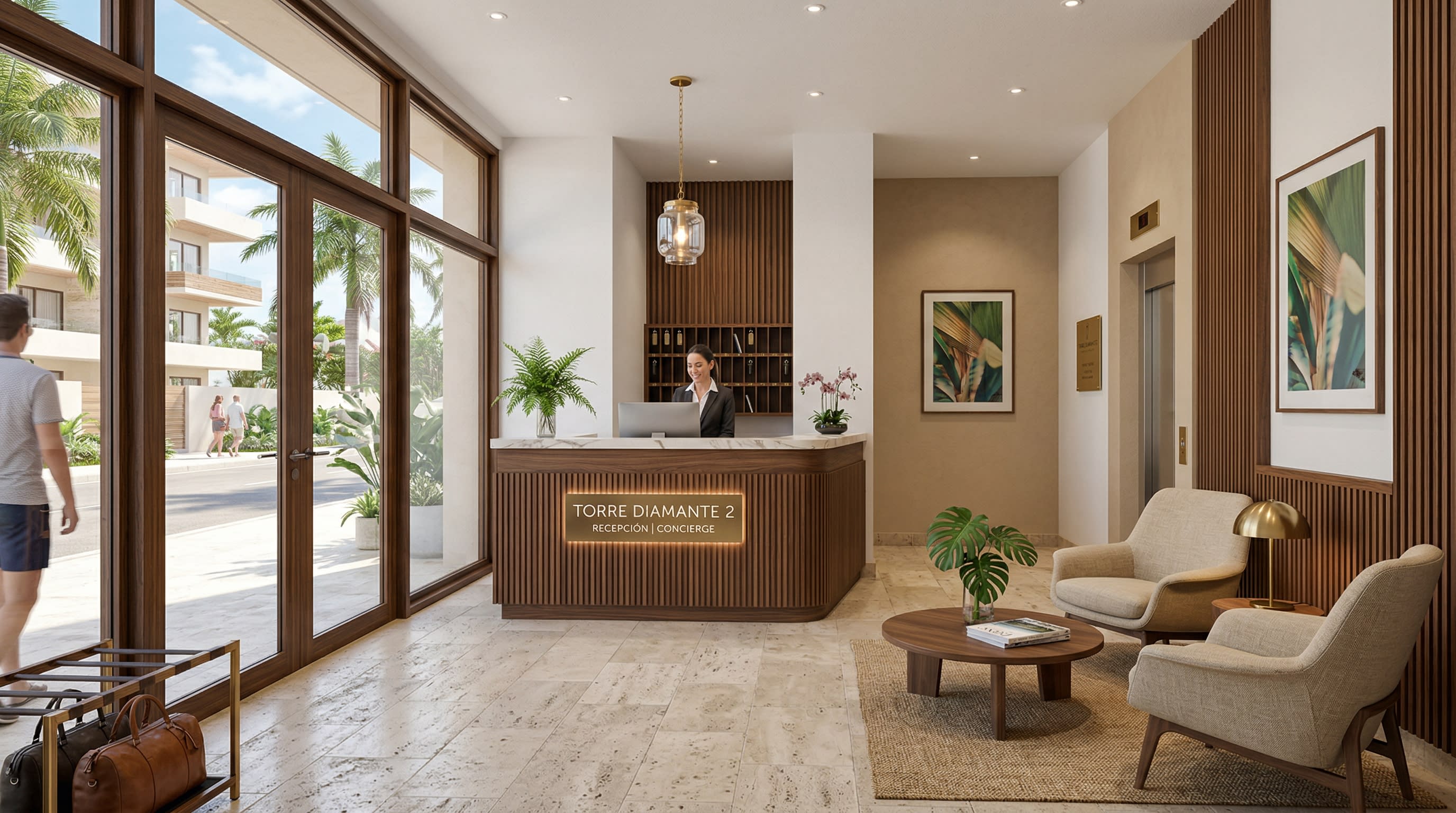 Lobby y Recepción