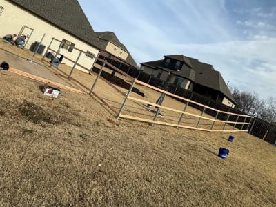Round Rail Fence project - IMG 3169 Fd34lk by Shepherd Construction in Tulsa, Oklahoma