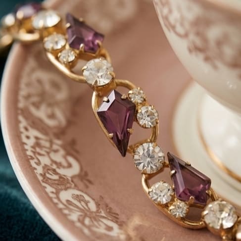 Amethyst Eternity Bracelet