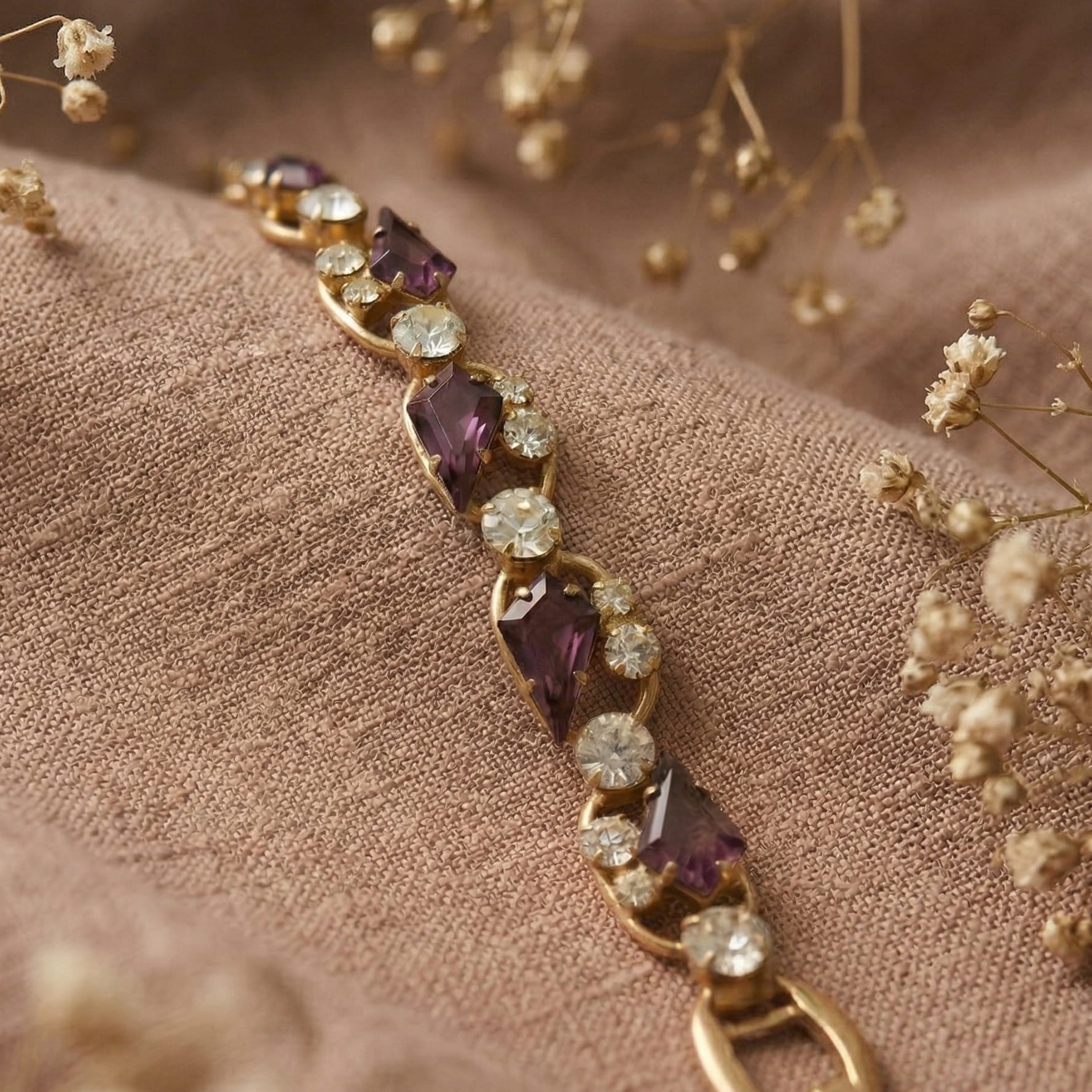 Amethyst Eternity Bracelet