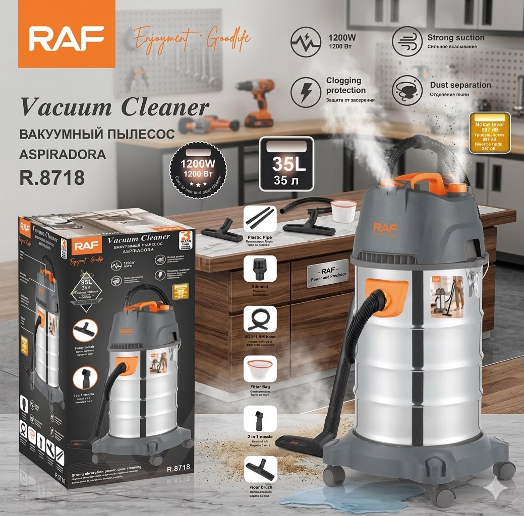 RAF WET AND DRY VACCUM CLEANER