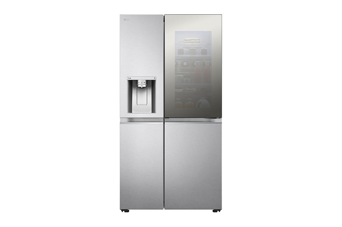 LG Side By Side Refrigerator GC-X267MSEW - 635L - MIRROR INSTAVIEW -SILVER