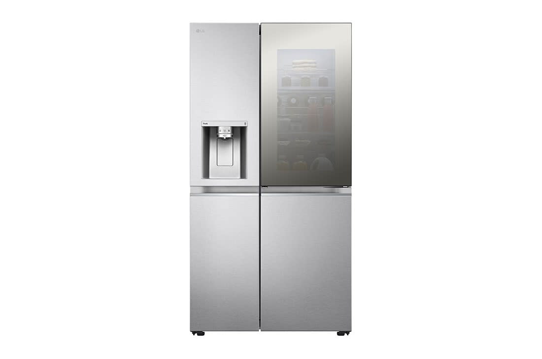 LG Side By Side Refrigerator GC-X267MSEW - 635L - MIRROR INSTAVIEW -SILVER