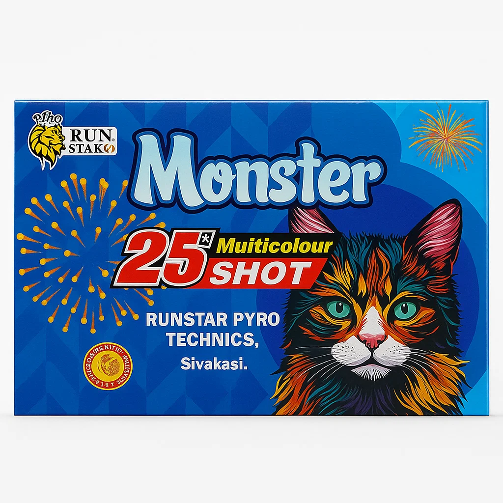 25 SHOT MULTICOLOR RUNSTAR