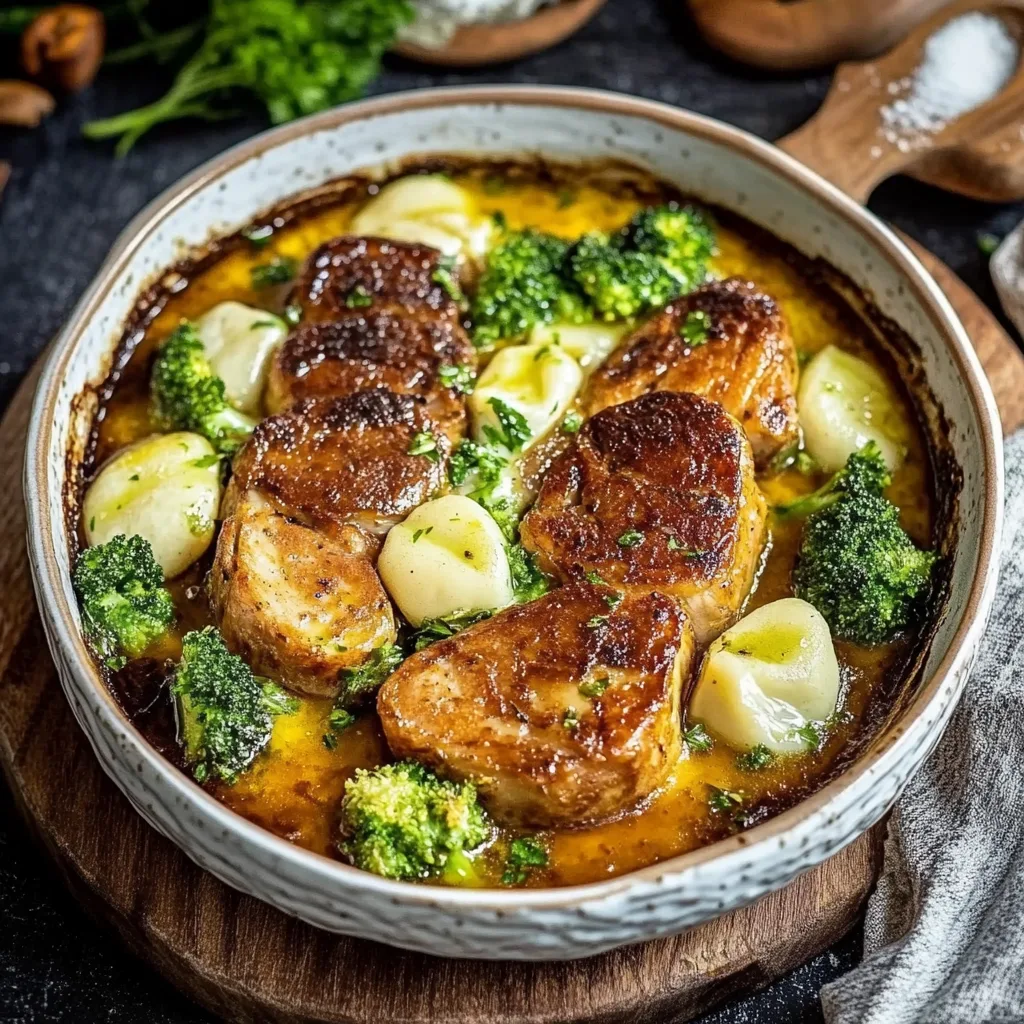 Quarkauflauf mit Brokkoli