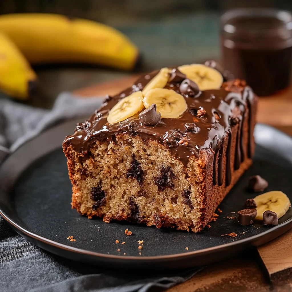 Banana Bread mit Schokolade