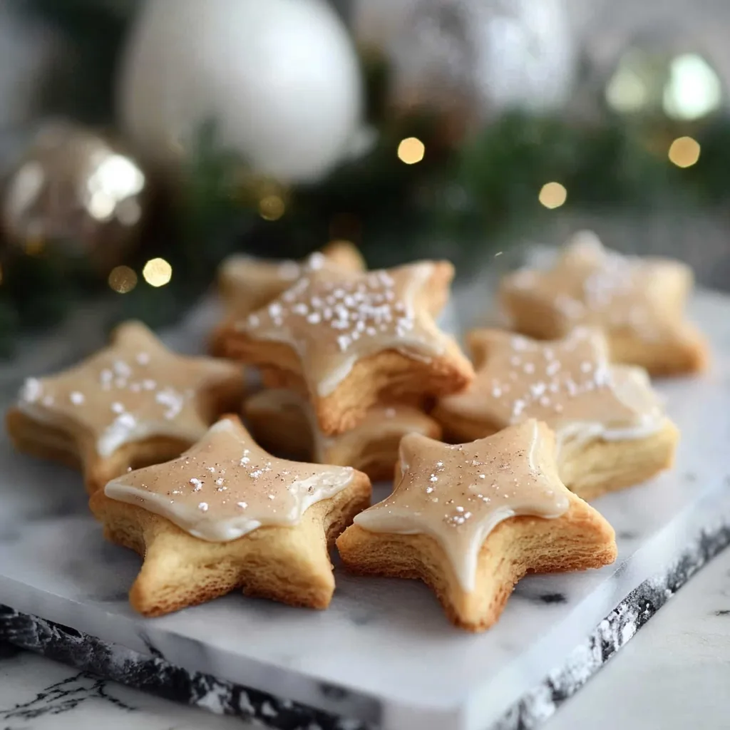 Herzhafte Blätterteig Sterne
