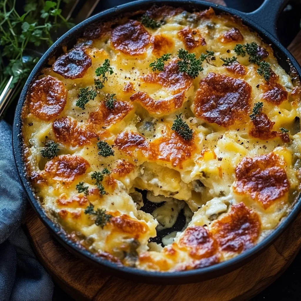 Überbackener Blumenkohl-Brokkoli-Auflauf