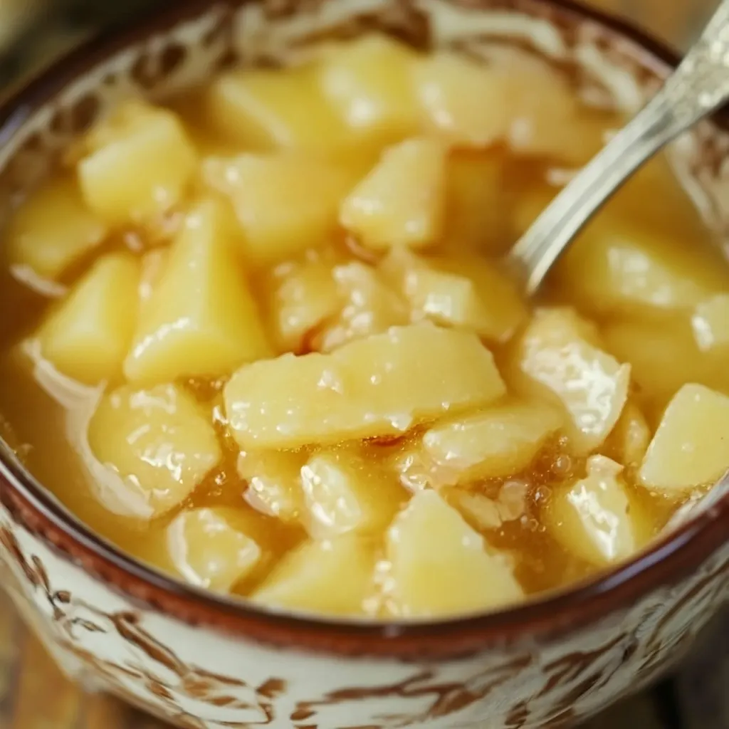 Bratapfelmarmelade mit Nüssen und Marzipan