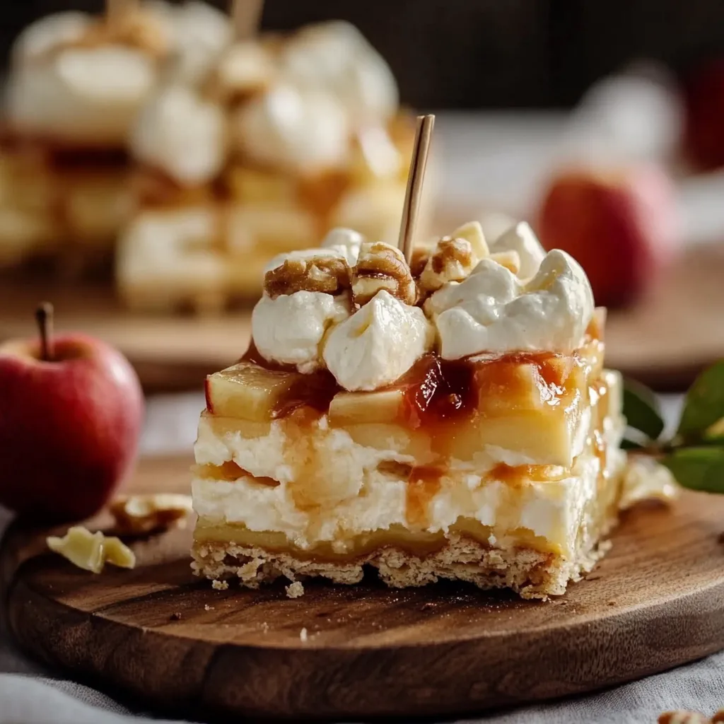 Apfel-Camembert-Spieße mit Walnüssen