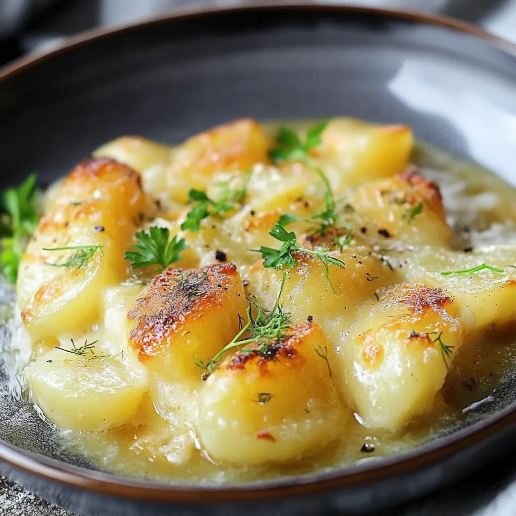 Kohlrabi-Auflauf mit Kartoffeln