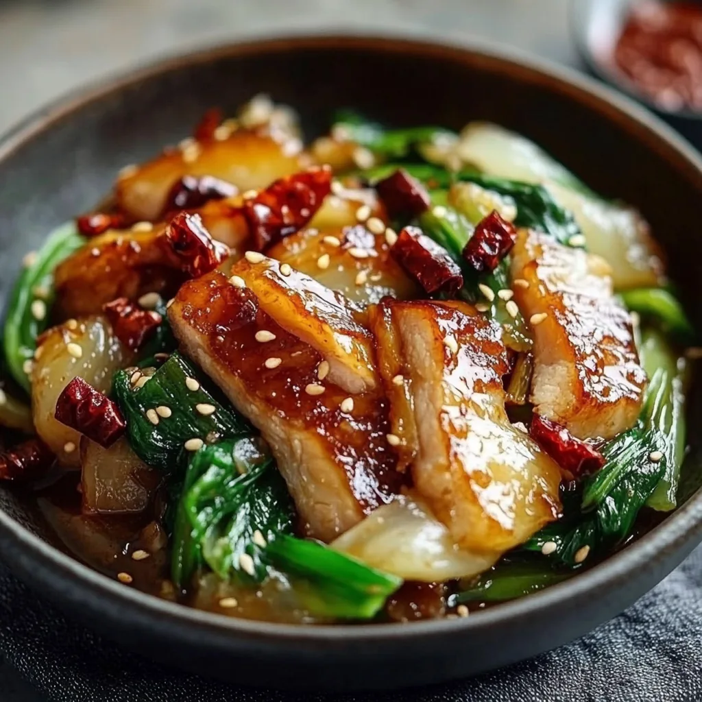 Köstliches Chinakohl-Pfannengericht