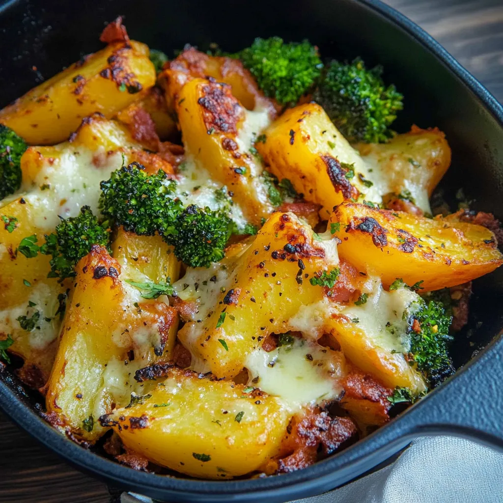 Blumenkohl Brokkoli Auflauf mit Kartoffel