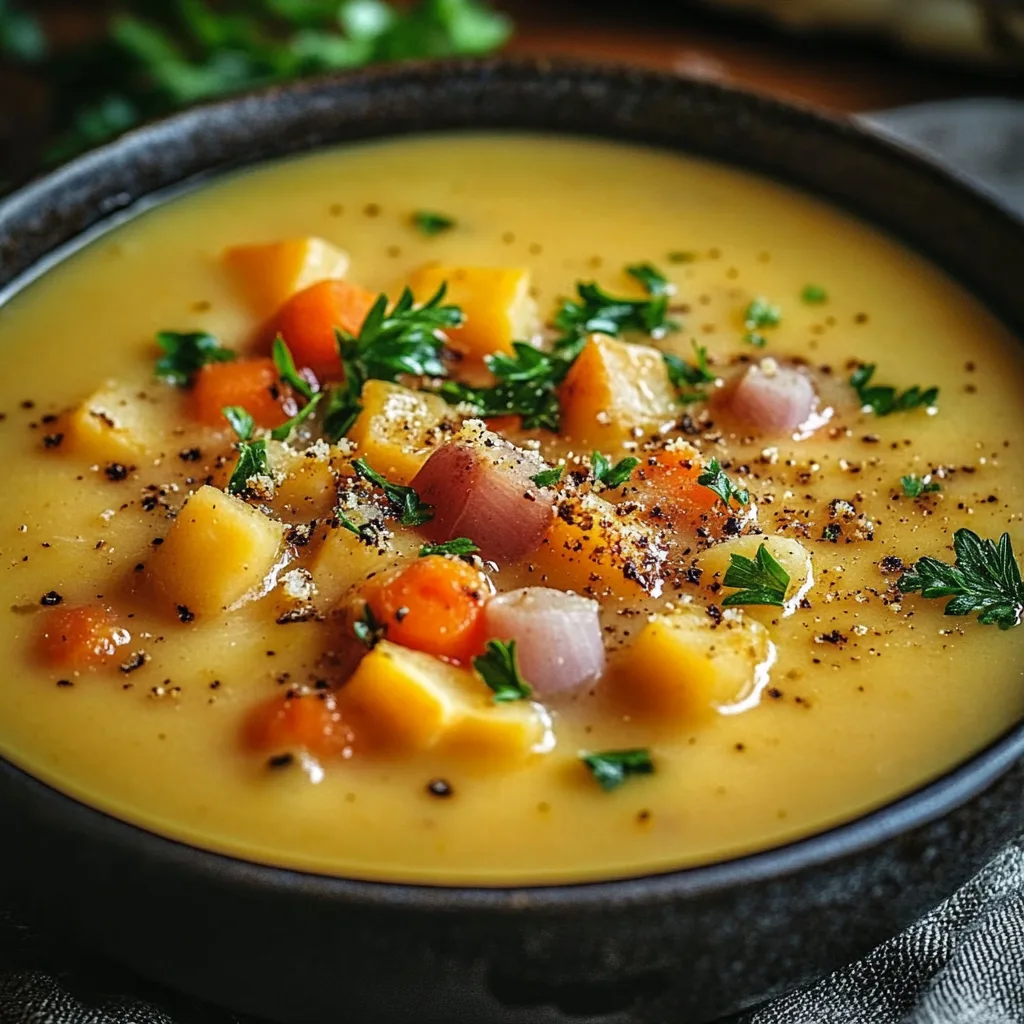 Kartoffelsuppe mit Kassler