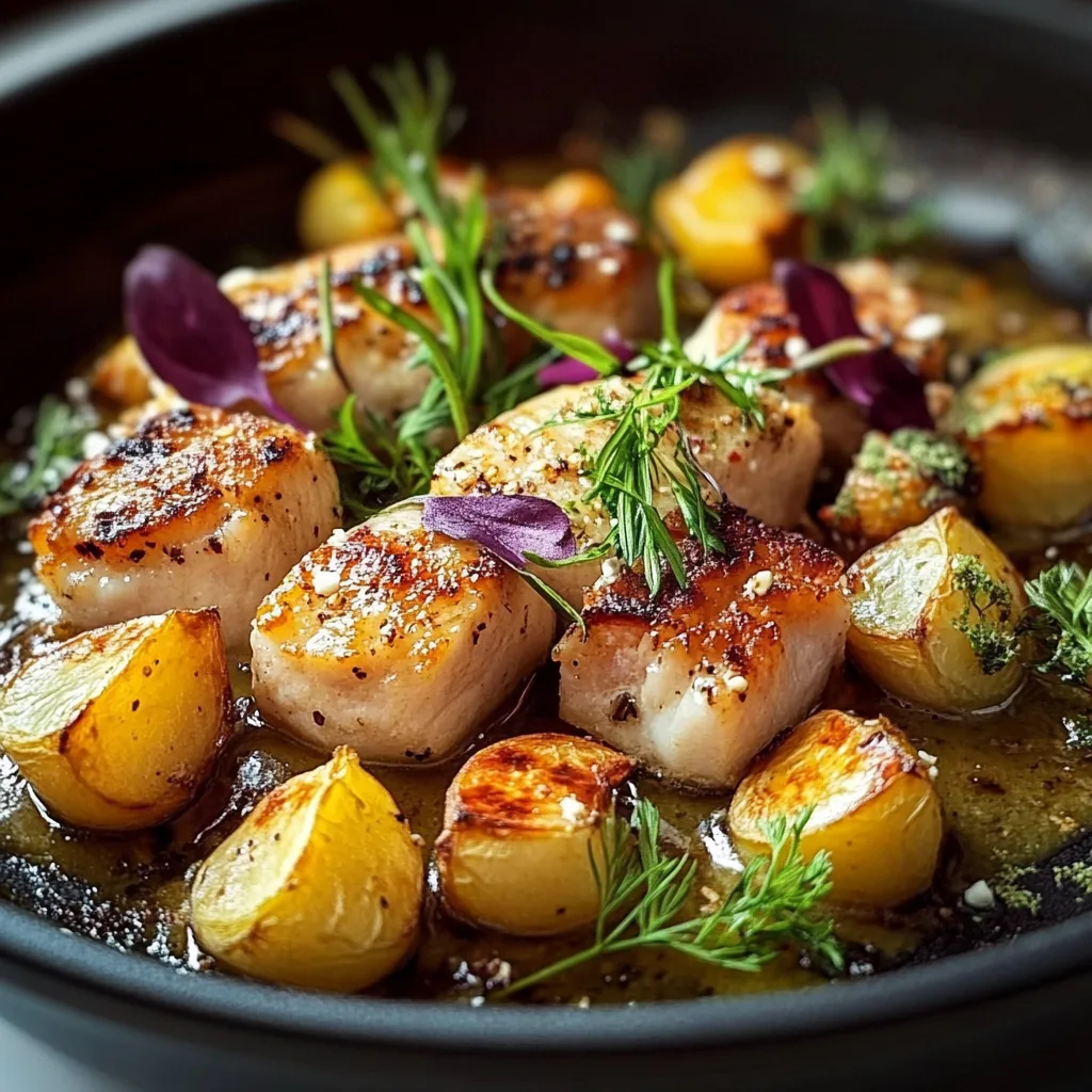 Hähnchen-Rosmarinkartoffel-Blech