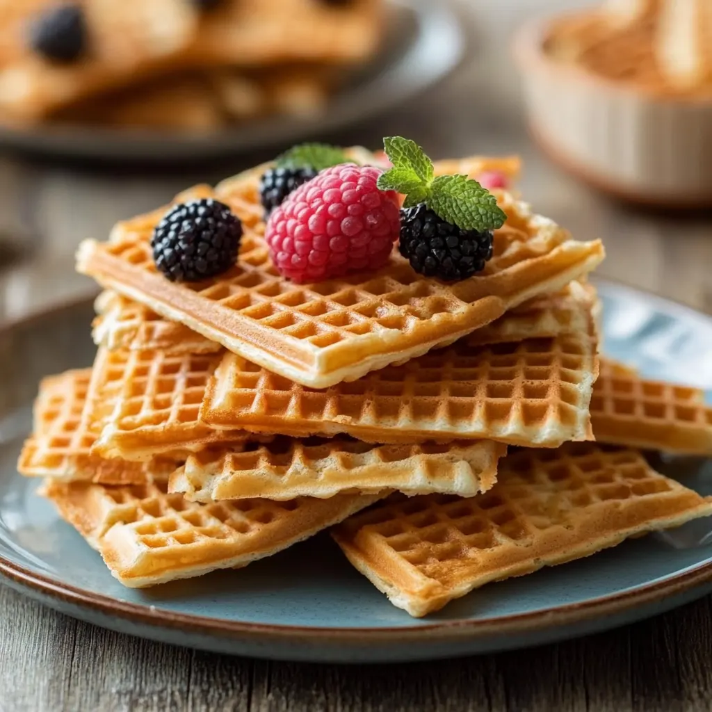 Hausgemachte Waffelkekse